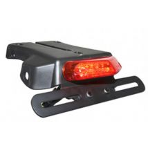 Feux arrière Bihr LED + support de plaque type bavette