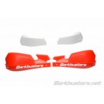 Protèges-mains Barkbusters Coques de VPS MX rouge/déflecteur blanc