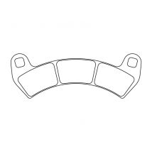 Plaquettes de freins CL Brakes métal fritté - 1247ATV1
