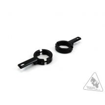 Feux Denali Support éclairage tubes de fourche Ø39-49mm noir