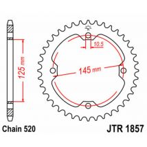 Couronne JT. acier standard 1857 - 520
