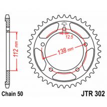 Couronne JT. acier standard 302 - 530