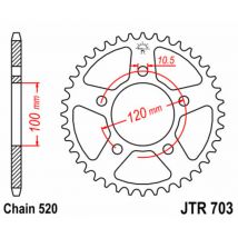 Couronne JT. acier standard 703 - 520