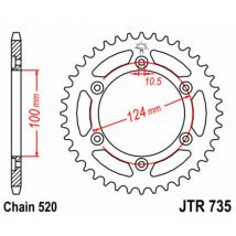 Couronne JT. acier standard 735 - 520