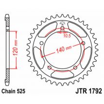 Couronne JT. acier standard 1792 - 525