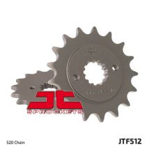 Pignon de sortie de boite JT. acier standard 512 - 520