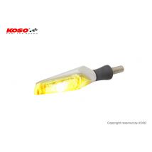 Clignotant Koso Mars LED argent/translucide