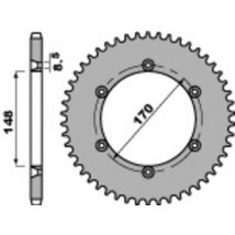 Couronne PBR acier C45 standard 4360 - 525