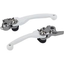 Leviers de frein et d'embrayage Polisport Jeu Pivor Incassable blanc