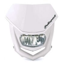 Plaque phare Polisport Halo LED blanc