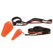 Bouchon d'échappement RFX 2 temps Race avec lanière - orange