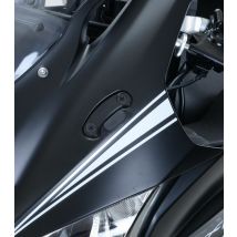 Obturateurs de rétroviseur R&G Racing Cache - orifices noir