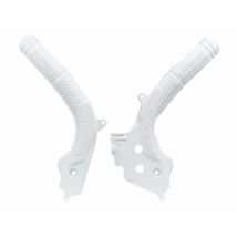 Protège cadre Racetech RACTECH bi-matières blanc