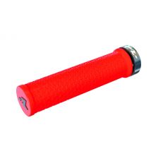 Poignées de guidon Racetech R-Bike Lock-on rouge fluo E-Bike