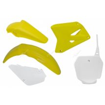 Kit plastiques Racetech couleur origine jaune/blanc