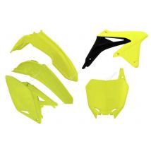 Kit plastiques Racetech jaune fluo
