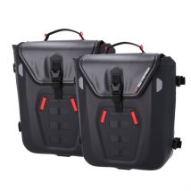 Sacoches cavalières SW-MOTECH SysBag WP M/M (17-23 litres x 2) complet avec support