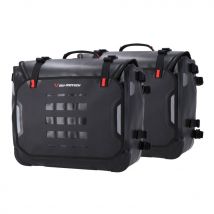 Sacoches cavalières SW-MOTECH SysBag WP L/L (27-40 litres x 2) complet avec support