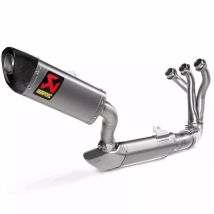 Ligne Complète Akrapovic Racing Titane Embout carbone