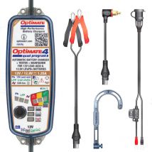 Chargeur Tecmate OptiMate 4 Quad Program Édition PREMIUM Can Bus