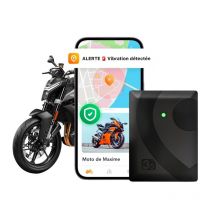 Traceur GeoRide 3s - Tracker GPS - Alarme connectée - Détection radar en sous-sol