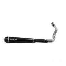 Ligne Complète Arrow Rebel Dark Embout alu noir - Collecteur Acier
