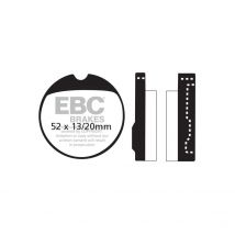 Plaquettes de freins EBC Organique avant