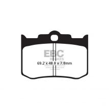 Plaquettes de freins EBC Sinter Métal Fritté avant/arrière (selon modèle)