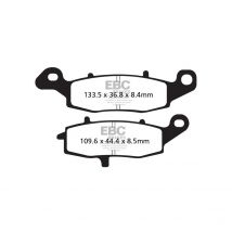 Plaquettes de freins EBC Sinter Métal Fritté avant/arrière (selon modèle)