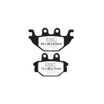 Plaquettes de freins EBC Sinter Métal Fritté arrière