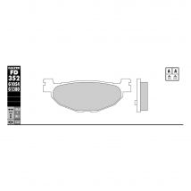 Plaquettes de freins Galfer Organique Arrière