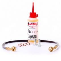 Kit durites aviation Semc Arrière Goldline (1 durite) Carbon