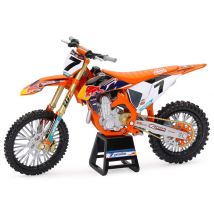 Miniature Newray Moto KTM 450 SX-F Red Bull A.PLESSINGER - Echelle 1/12°