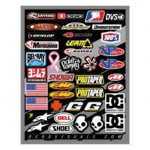 Planche de stickers D'cor Helmet Logos