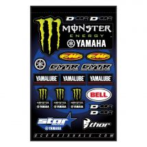 Planche de stickers D'cor Monster Yamaha Star Racing