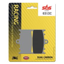 Plaquettes de freins SBS 631DC Racing carbon avant