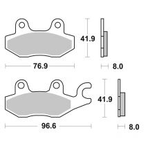 Plaquettes de freins SBS 638LS Sinter Métal Fritté arrière