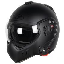 Casque modulable ROOF BOXER V8 S - NOIR MAT + ECRAN DARK SMOKE