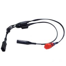 Câble chargeur de batterie Tecmate O-5 DEDOUBLEUR AVEC FUSIBLE