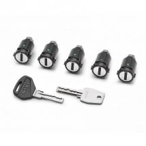 Barillet de bagagerie Givi LOT DE 5 Smart Security Lock + Clé de sécurité OBKEV / OBKEVS