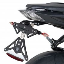 Support de plaque Barracuda Noir