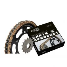 Kit chaine AFAM 525 Type Acier Premium avec pignon silencieux