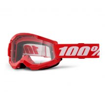 REBAJAS Gafas de motocross 100% STRATA 2 Rouge - Clair 2025