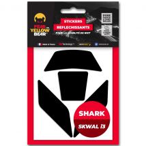 Stickers reflectantes Fear The Yellow Bear REPLICA SHARK SKWAL i3