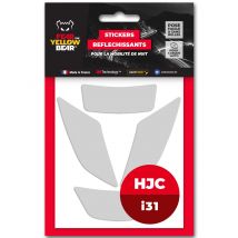Stickers reflectantes Fear The Yellow Bear RÉPLICA HJC I31