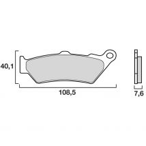 REBAJAS Pastillas de freno Brembo Delanteras de metal sinterizado