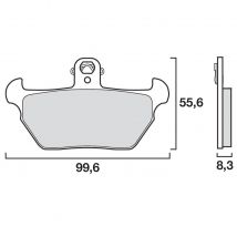 REBAJAS Pastillas de freno Brembo Delanteras de metal sinterizado