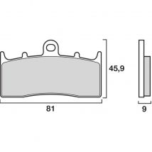 REBAJAS Pastillas de freno Brembo Delanteras de metal sinterizado (Especial ABS según modelo)