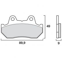 REBAJAS Pastillas de freno Brembo Traseras/delanteras orgánicas (según modelo)