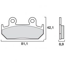 REBAJAS Pastillas de freno Brembo Delanteras de metal sinterizado tipo sport (especial S según modelo)